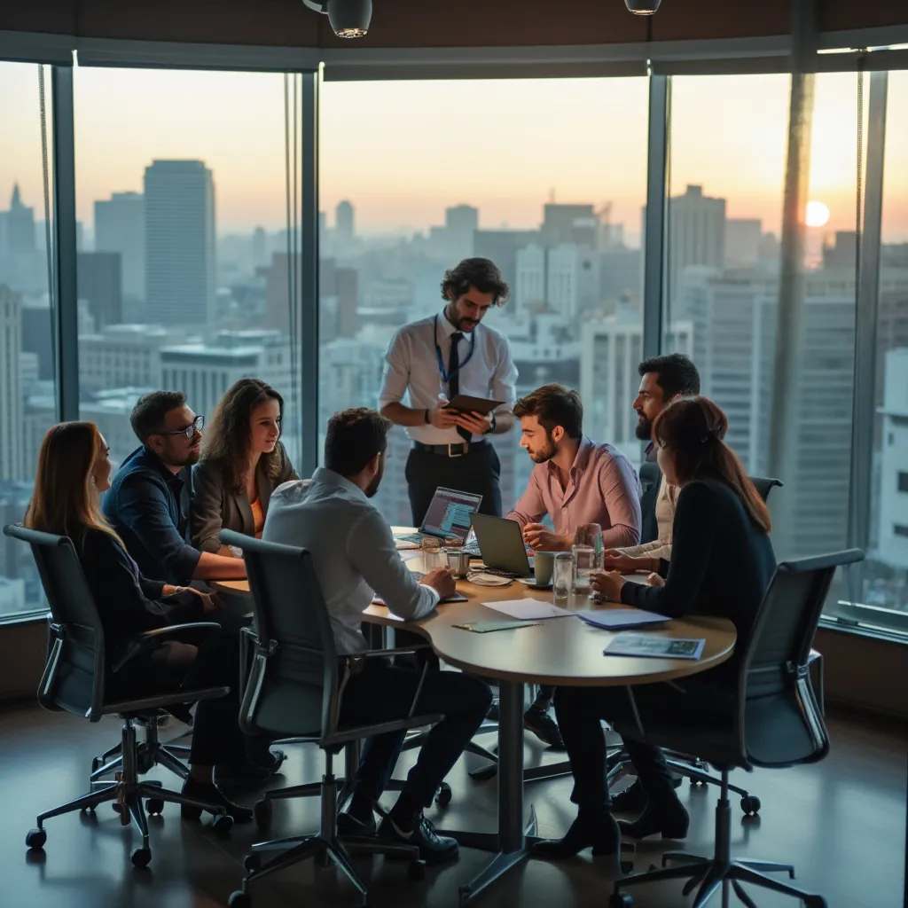 Equipo de FinArgConsult en reunión estratégica